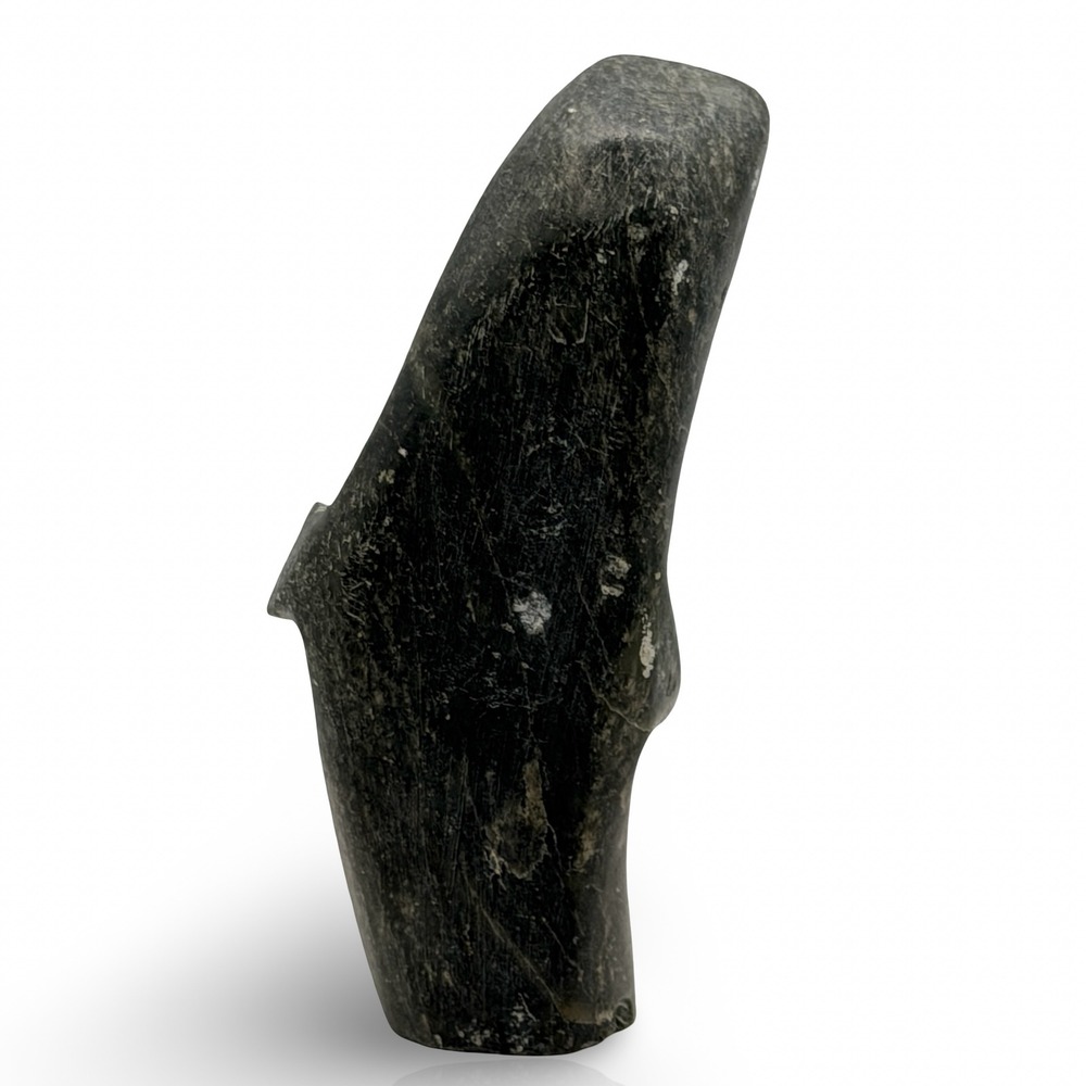 Vintage Inuit Arviat Sculpture 5A-16185
Abstract Spirit Whale Basalt Baffin CAN - Picture 7 of 11